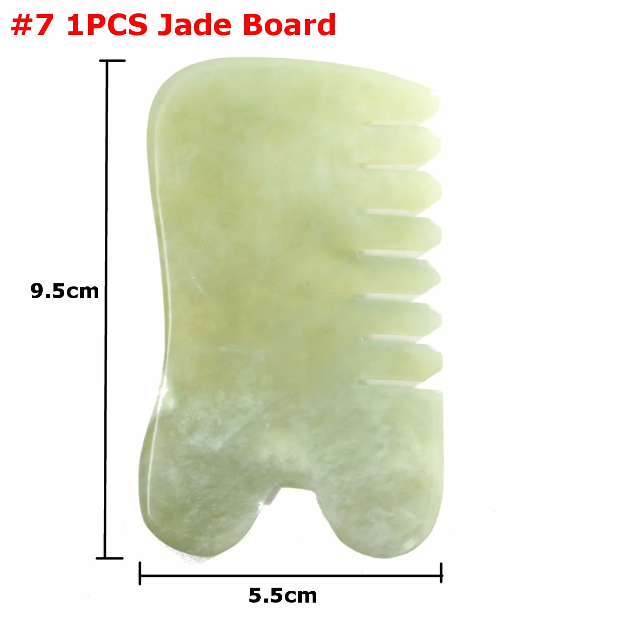 Натуральный Нефритовый камень гуаша доска ролик для массажа лица спа ...