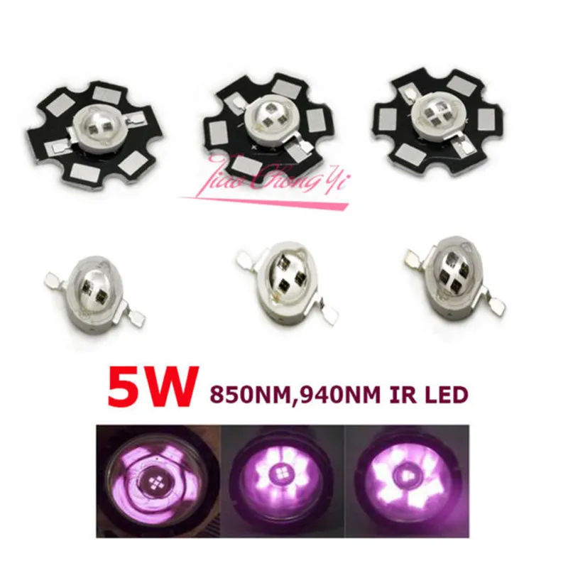 10pcs 1w 940nm Infrared IR LED 1 Watt