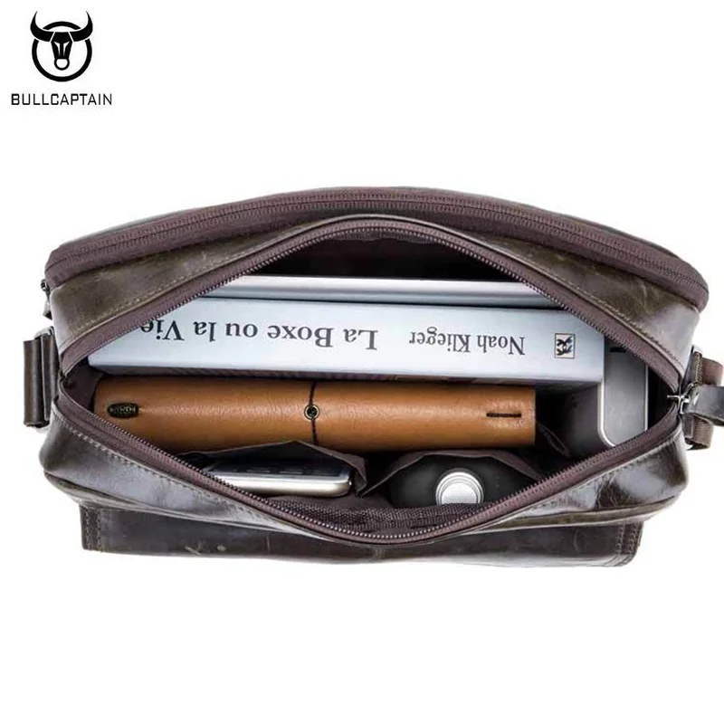 bullcaptain genuínos homens de couro Tipos : Genuine Leather Men Bag