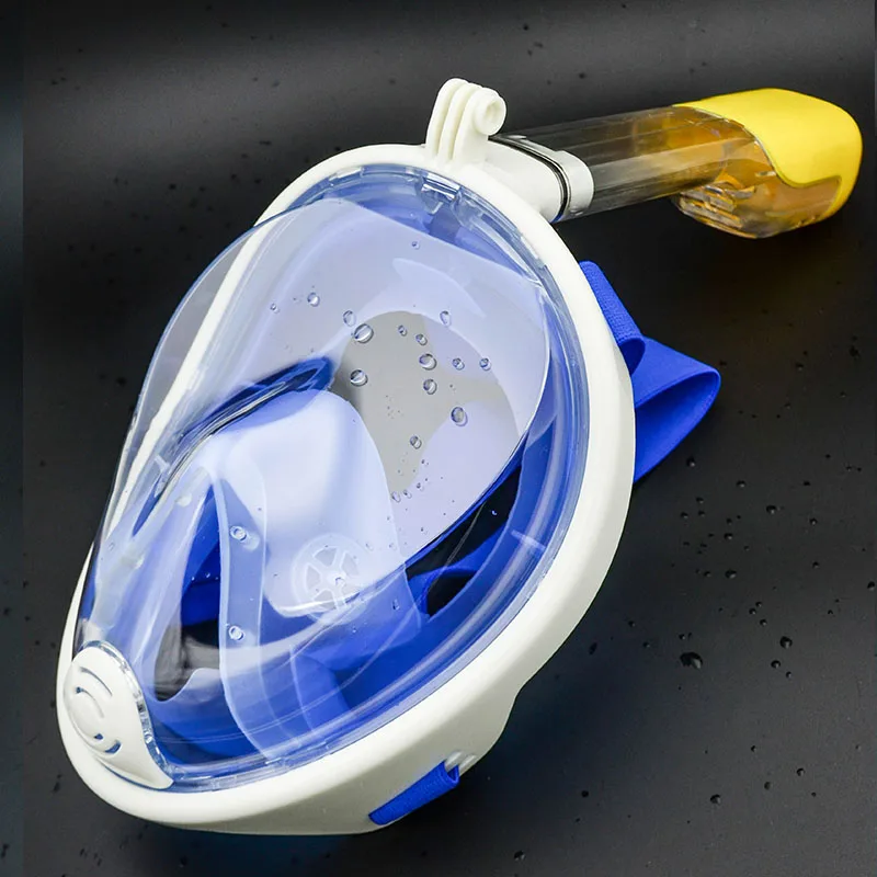 

Diving Snorkling Mask Waterproof Underwater Scuba mergulho Anti Fog Full Face Snorkeling Set swimming device for action camera
