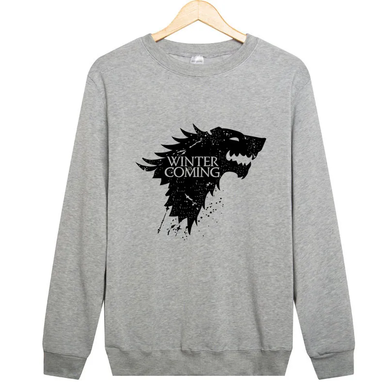 

Game of Thrones Men Fashion able Long Sleeve Casual Sweatshirt Printing Heart-shaped Print Sweatshirt Street Clothing 2019