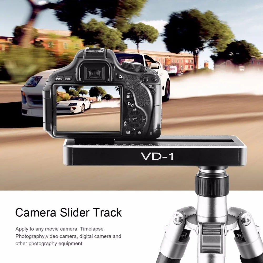 

Manual Control Delay Slider Dolly Track Rail for Timelapse Video Camera Rail Track for DSLR Camera Mirrorless Cameras Drop Ship