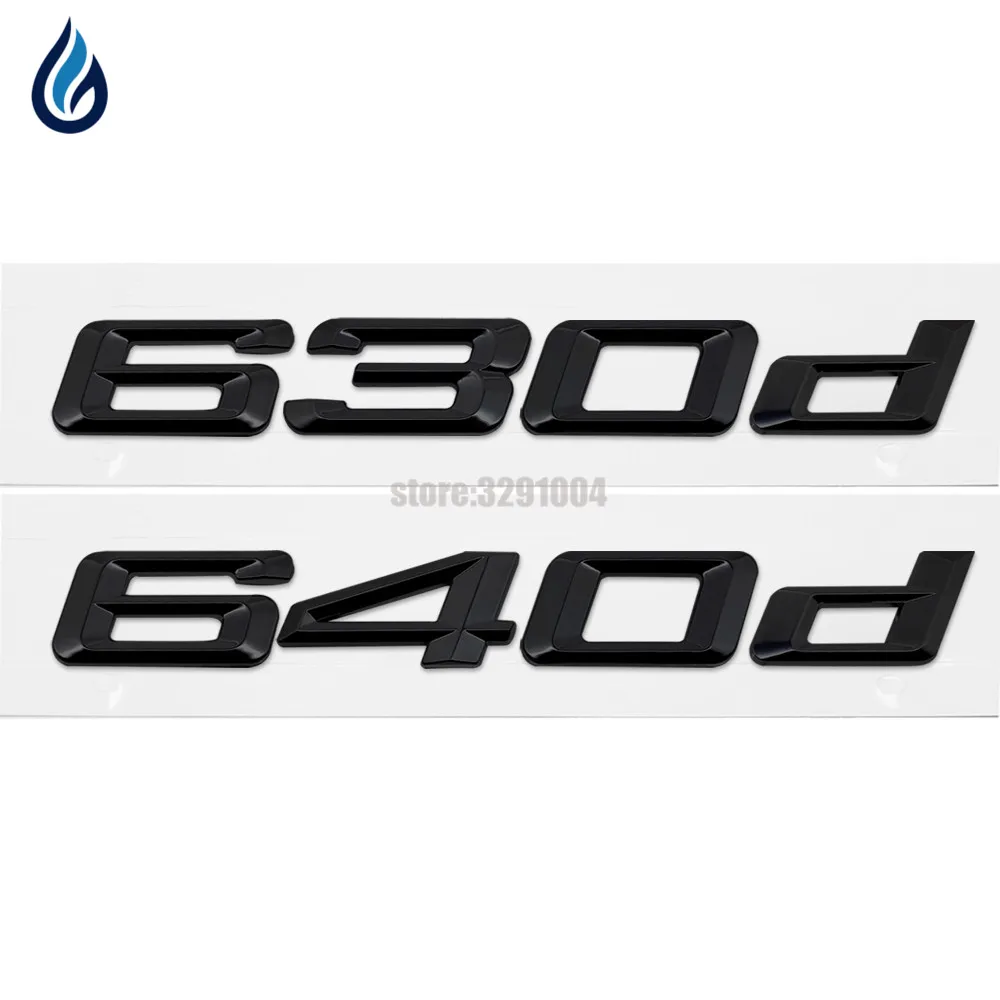 Автомобильный Стайлинг для BMW 6 серии E63 E64 F06 F12 F13 630d 640d задний бампер номер эмблема