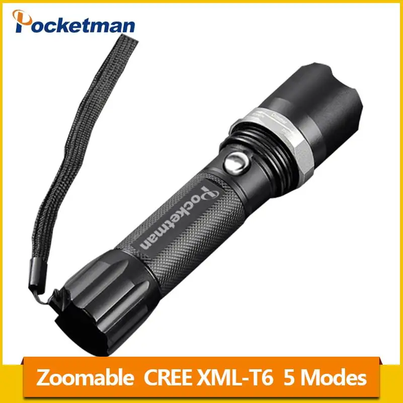 

powerful led flashlight XML T6 torch Flashlight led lantern lamp Hiking Camping Waterproof Rechargeable flash light z77