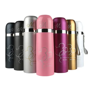 

Hot Sale Vacuum Flasks Termo Mug Thermos Cup Stainless Steel Double Wall Thermal Termo Bottle 500 ml Office Coffee Lovely Gift