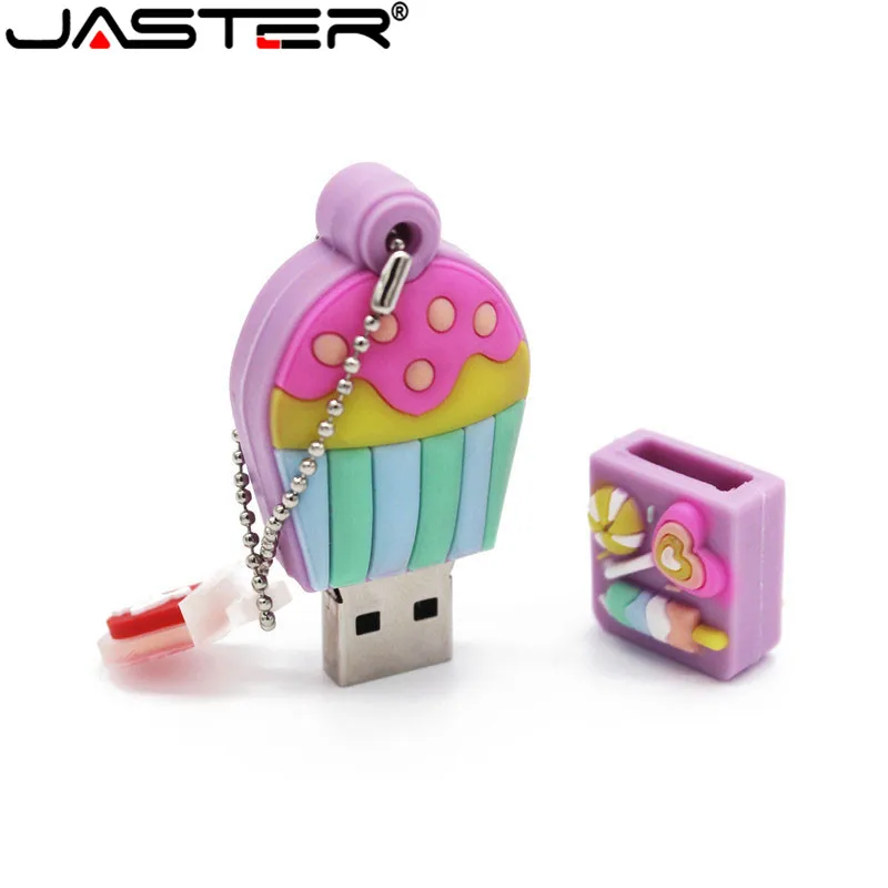 JASTER candy Usb флеш-накопитель 64 ГБ, 32 ГБ, 4 ГБ, 8 ГБ, 16 ГБ, мультяшный U диск, флеш-карта, карта памяти, подарок