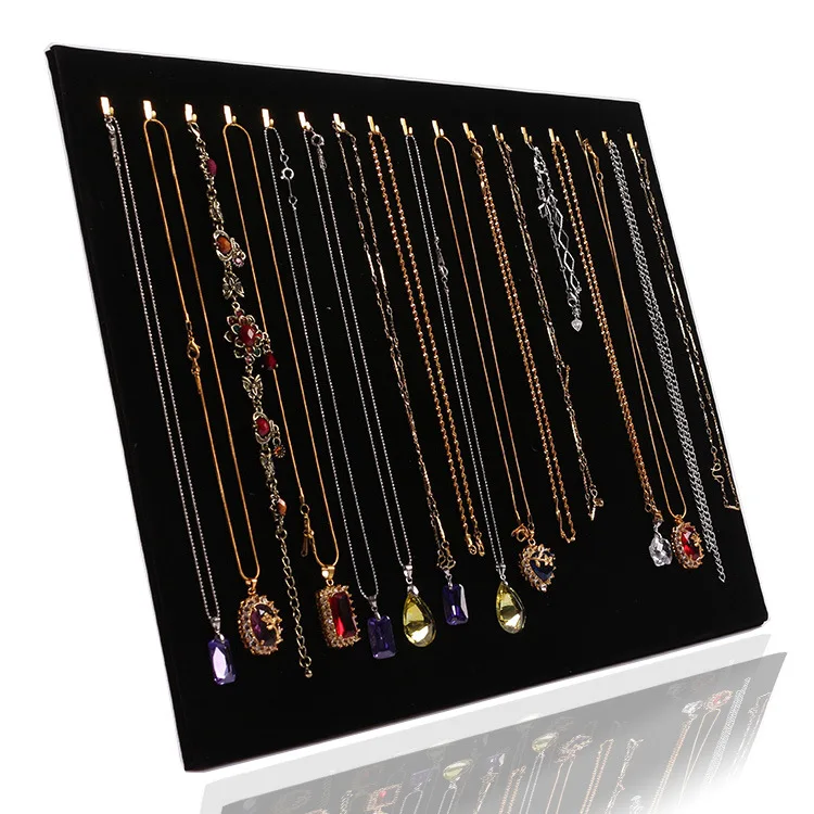 

17 Hook Necklace Display Stand Women Jewelry Organizer Holder Storage Case Bracelet Display Rack