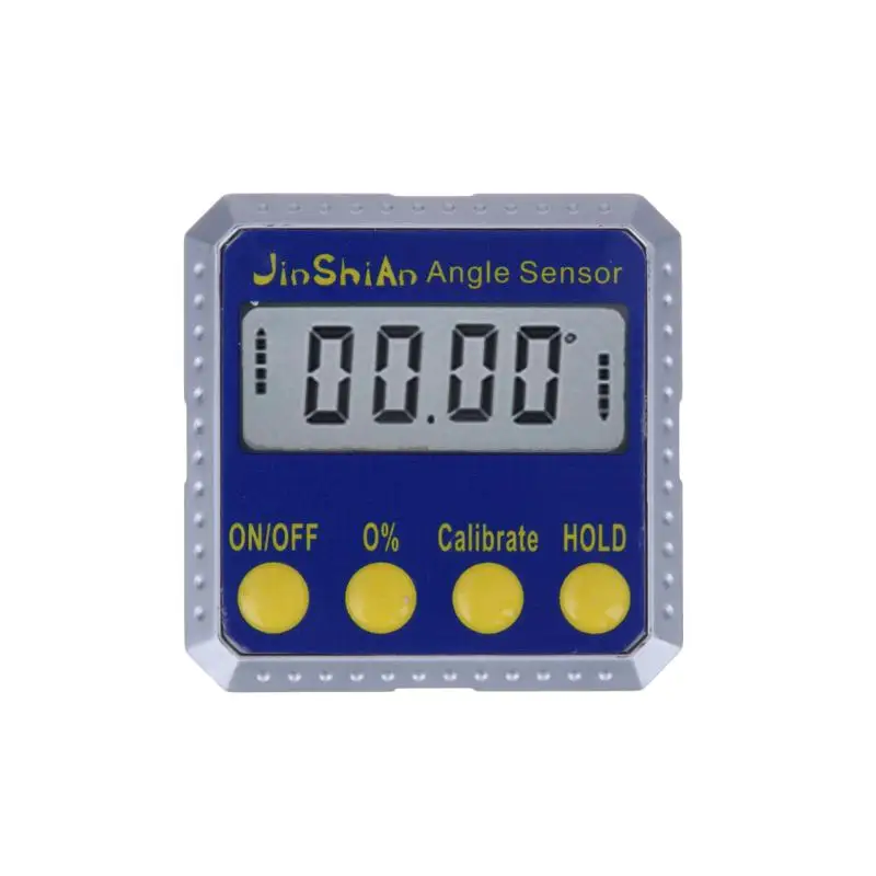 

360 Degree Mini Digital Protractor Inclinometer Electronic Angle Gauge Meter with Dual Surface Magnets and Metal Structure hot