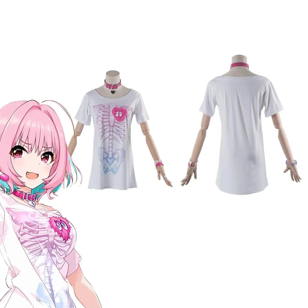 

The Idolmaster Cinderella Girls Cosplay Yumemi Riamu Cosplay Costume Shirt Wig Halloween Carnival Costumes