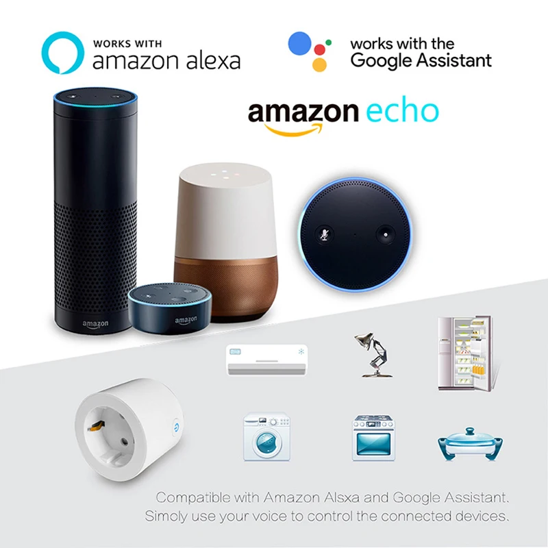 

Smart Plug Wifi Smart Socket EU Smart Life Remote Control Home Automation Plug EU Plug Works With Google Home Mini Alexa