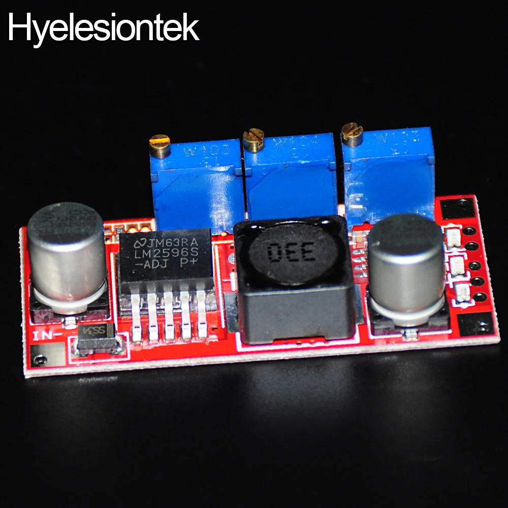 

LM2596S DC DC CC CV Step Down Buck Converter Lithium Battery Charger LED Driver Module Adapter 15W 7-35V to 1.25-30V Adjustable
