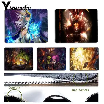 

Yinuoda In Stocked Hearthstone Customized laptop Gaming mouse pad Size for Size for 180x220x2mm and 250x290x2mm Small Mousepad