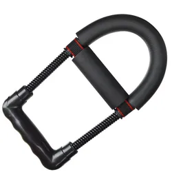 Hand Grips Power Wrist and Forearm Strengthener - Fitness Workout Equipment (Black)
