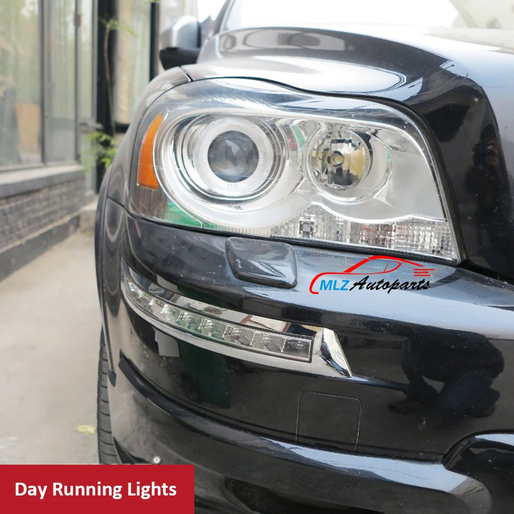 

LED Daytime Running Light Cover DRL Daylight Turn Signal White Yellow For Volvo XC90 2007 2008 2009 2010 2011 2012 2013 2014