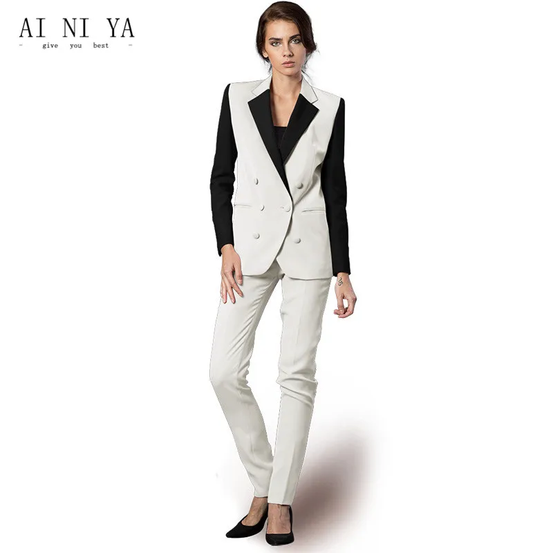 Jacket+Pants Women Business Suits Formal Slim Fit Uniform