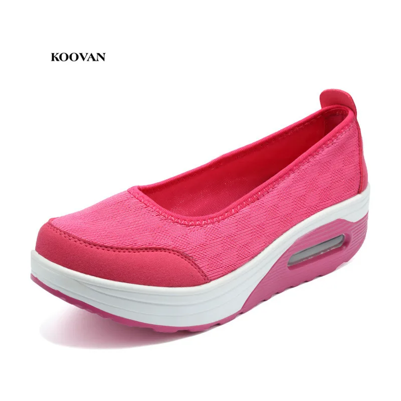 Koovan Women's Thick Bottom Sneakers 2018 Wholesale Summer New Rocking Fashion Shoes Casual Sneaker For Mather | Обувь