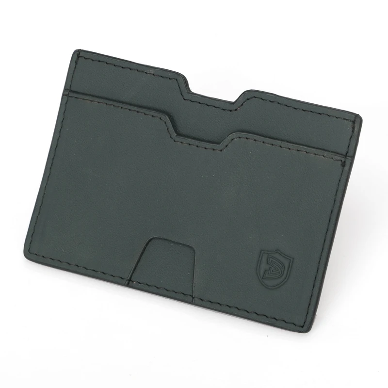 Super Slim Soft Wallet 100% Sheepskin Genuine Leather Mini Credit Card Wallet Purse Card Holders Men Wallet Thin Small (10)