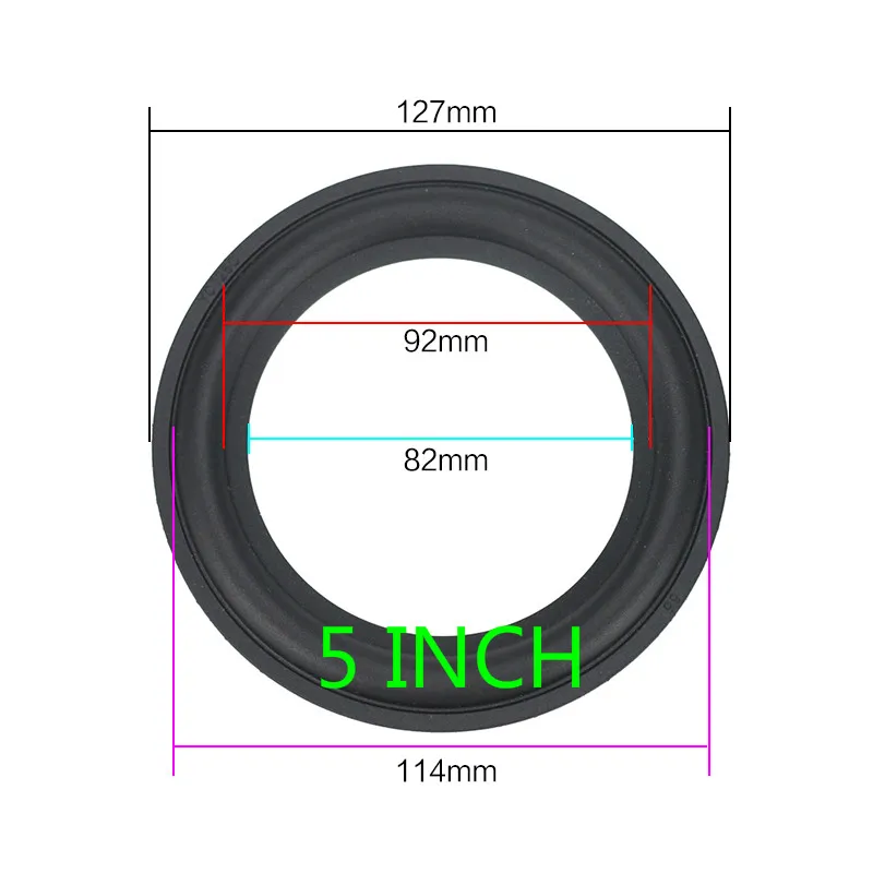 Rubber Surround for 3 5 6 8 10 Inch Speakers #6