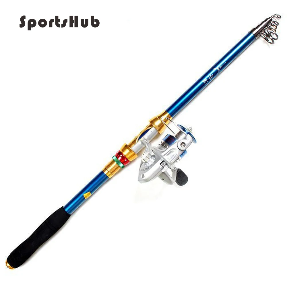 Buy SPORTSHUB Carbon Telescopic Fishing Rod River Lake Lure Rod Spinning Fish