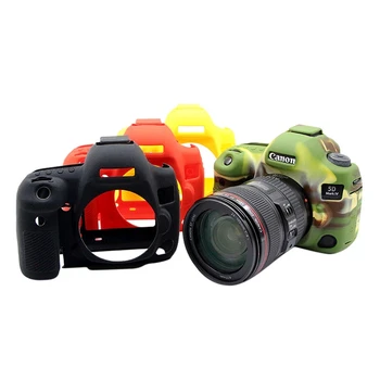 

PULUZ For Canon EOS 5D Mark IV Case Soft Silicone Protective Housing Back Cover Case for canon eos 5d mark iv silica capa cover