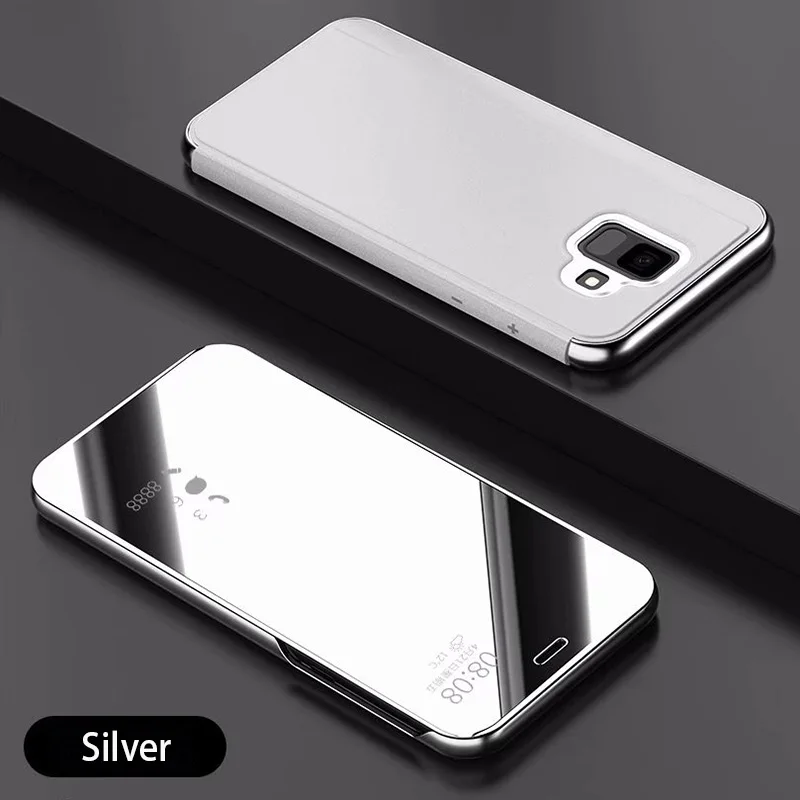 

Smart Mirror Flip Case for Samsung A7 2018 A6 A8 Plus J2 J4 J6 Plus J8 2018 Leather Cover for A3 A5 A7 J3 J5 J7 2016 2017 Cases