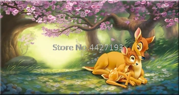 

Diy 5D Diamond Embroidery Cartoon Animal Diamond Mosaic Crafts Square Rhinestones Diamond Painting Cross Stitch Kit Sika deer