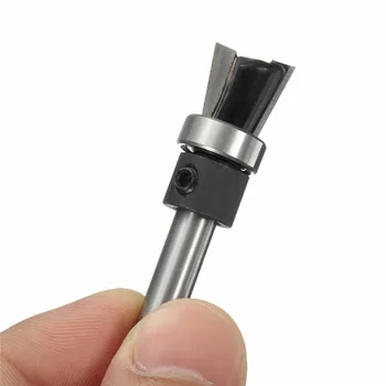 

10 Degree 1/4inch Shank Carbide Dovetail Joint Router Bit With Bearing Woodworking Cutter Wood Cutter Tool