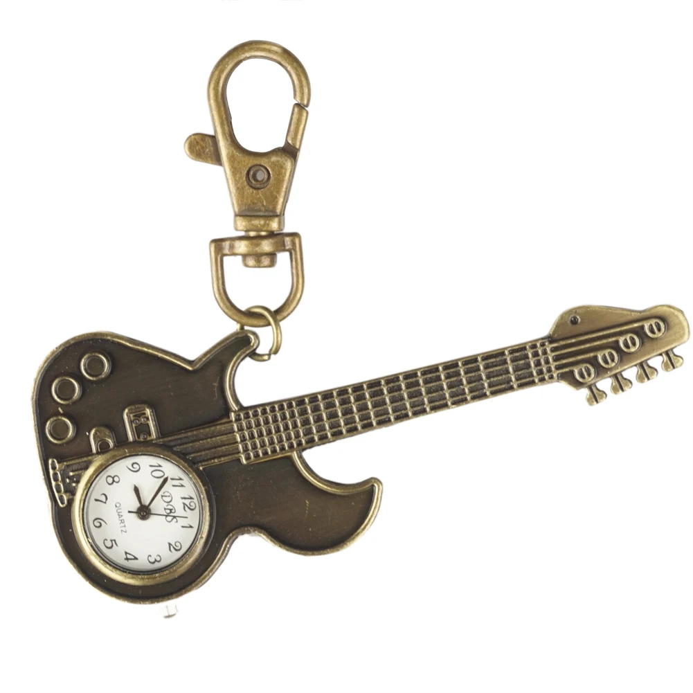 Aliexpress.com : Buy Guitar Key Chain Watches Pocket FOB