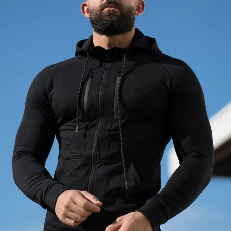 Fashion Mens Zipper Hoodies Fashion Casual Gyms Fitness Bodybuilding Hooded Jacket Male Cotton Sweatshirts Sportswear Clothing Fashion Mens Zipper Hoodies Fashion Casual Gyms Fitness Bodybuilding Hooded Jacket Male Cotton Sweatshirts Sportswear Clothing
