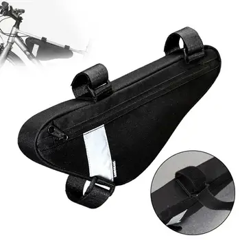 

1.5L 600D polyester Cycling Bike Bicycle Top Tube Front Frame Triangle Bag Pouch Pannier