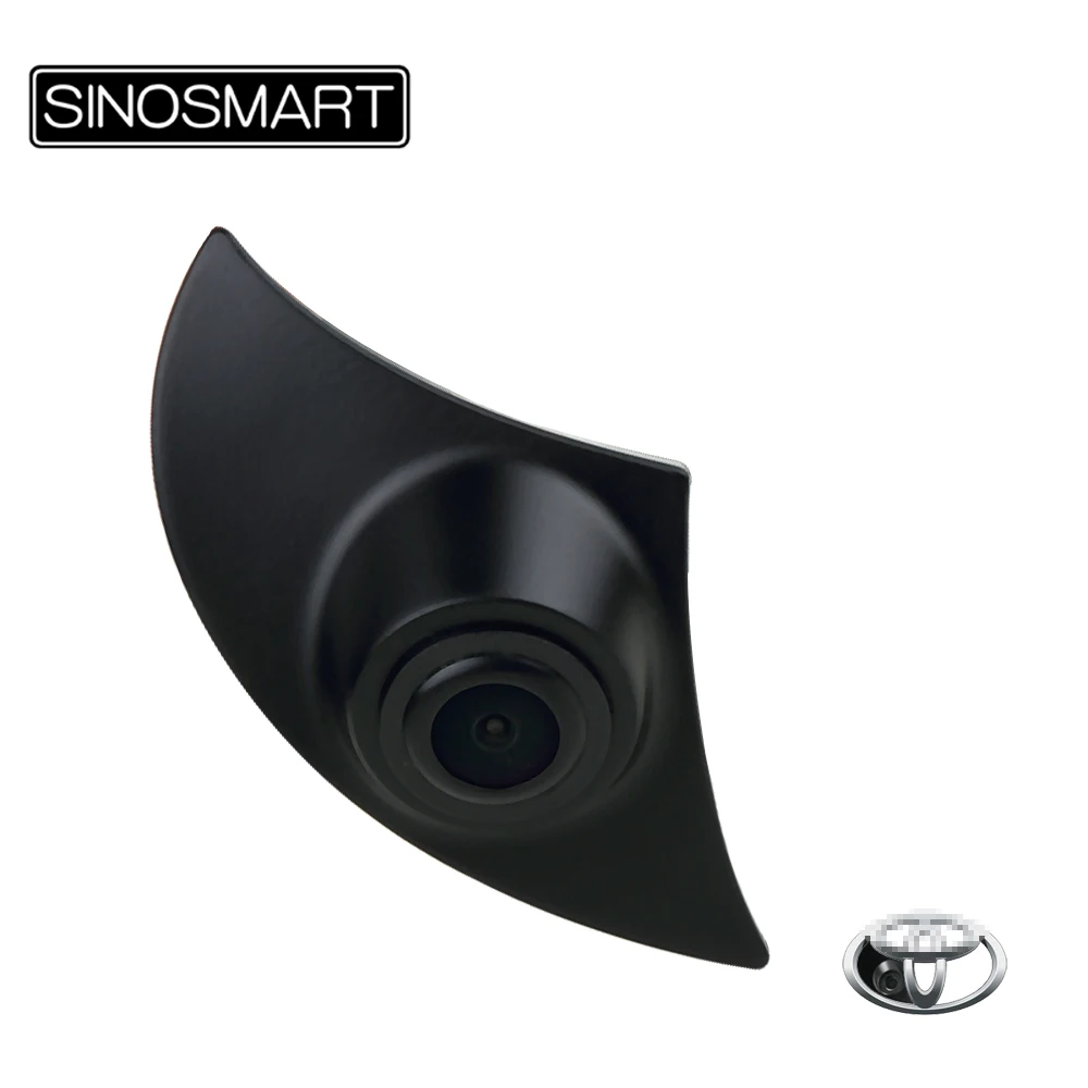 

SINOSMART Car Front View Parking Logo Camera for Toyota Camry Highlander RAV4 Prado Corolla etc. Logo Camera
