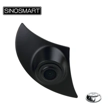 SINOSMART samochodowa z widokiem z przodu Logo dla Toyota Camry Highlander RAV4 Prado Corolla itp. Logo kamery