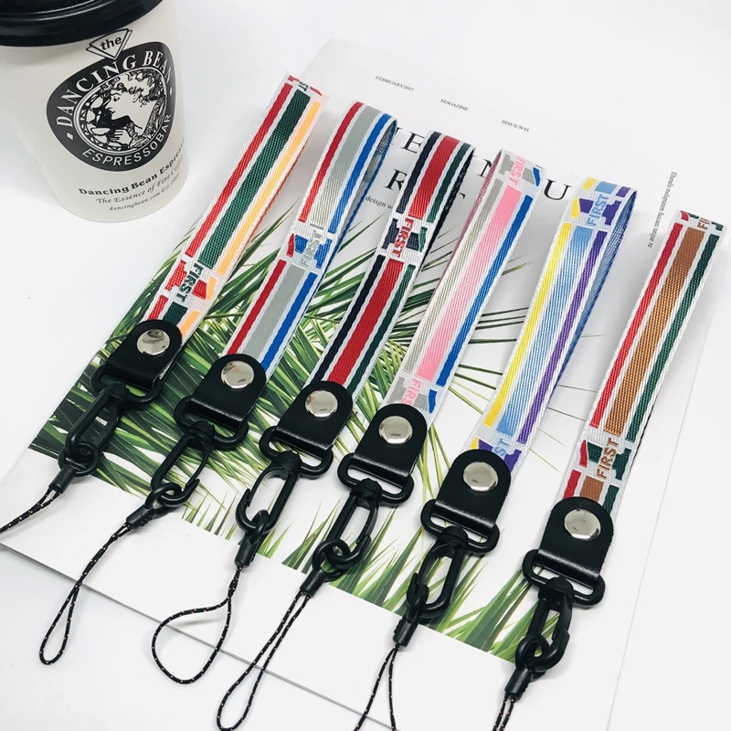 جديد طويلة/قصيرة نمط سلسلة مفاتيح قصيرة قلادة USB حامل حامل شارة اسم id DIY شنق حبل كاميرا الخليوي المحمول شريط لتعليق الهاتف المحمول