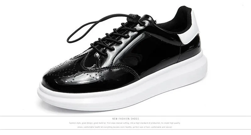 MEIL/Обувь для влюбленных; дизайнерская брендовая Повседневная обувь; мужские кроссовки; обувь из лакированной кожи; мужская обувь на плоской подошве; zapatillas hombre