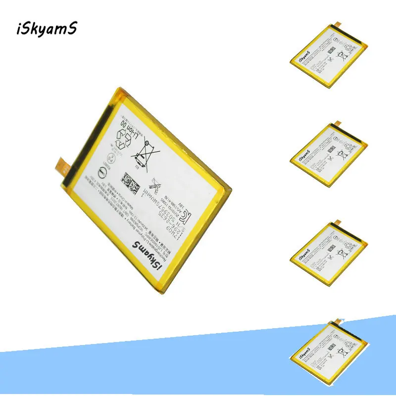 ISkyamS 5 шт./лот 3430 мА/ч LIS1605ERPC смарт-телефон Сменный аккумулятор для Sony E6883 Z5P двойной