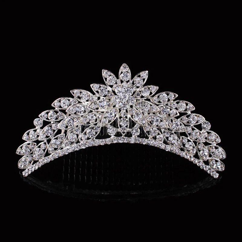fashion tiaras e acessorios elegant wedding rhinestone tiara bride
