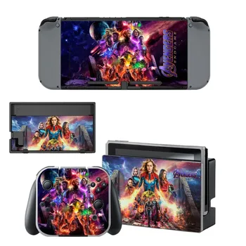 

Vinyl Skins Sticker For Nintendo Switch NS N-Switch Console and Controller Skin Sticker Set - The Avengers Endgame Iron Man