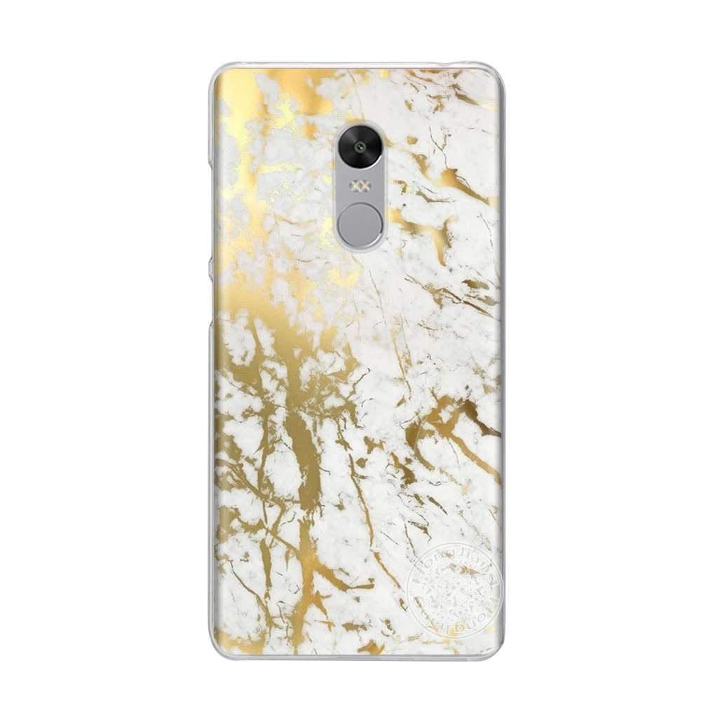 Золотой мраморный коллаж печати жесткий пластиковый чехол для телефона Xiaomi redmi 5 4 1 1s 2 3 3s pro note 5 4 4X 4A 5A plus prime - Цвет: 53537