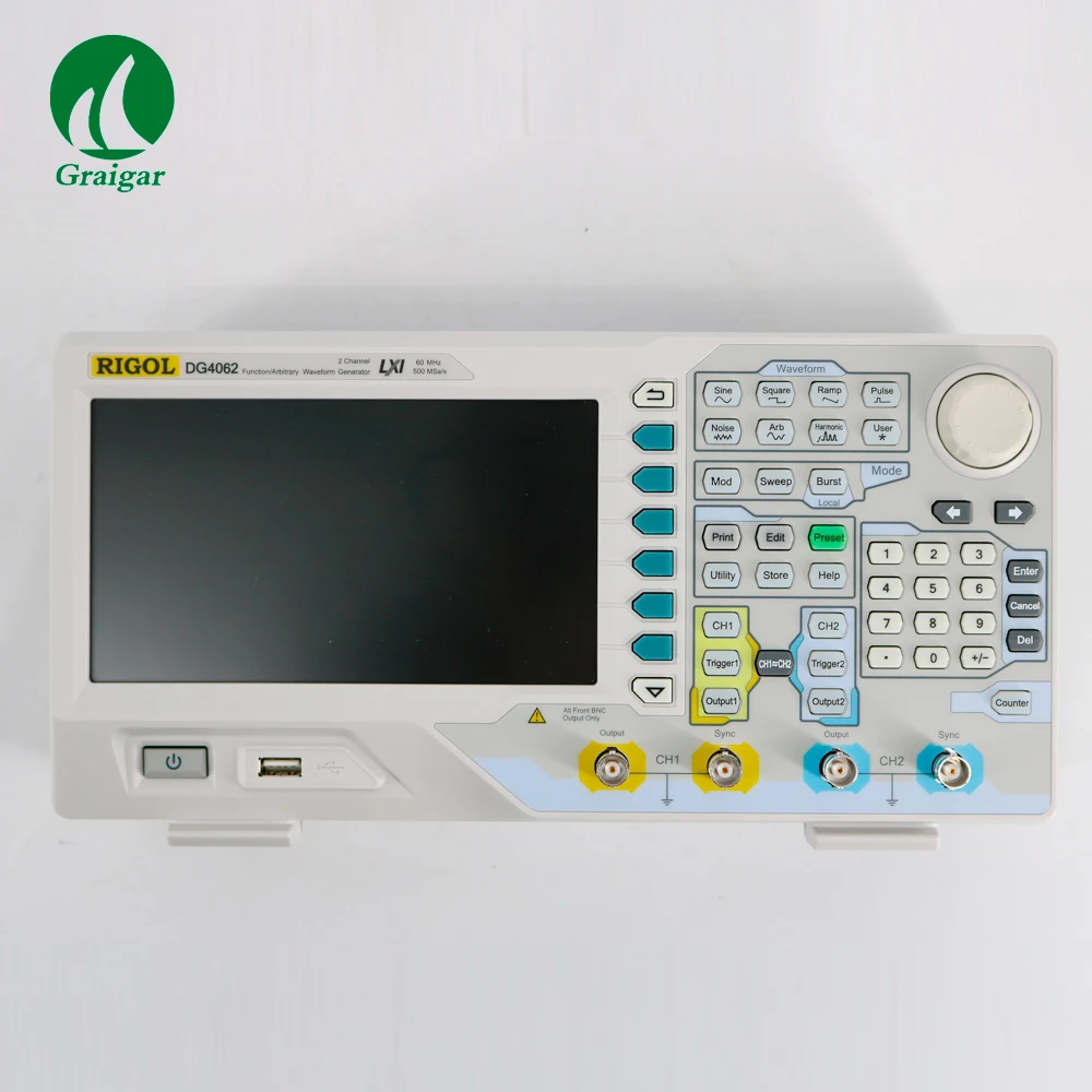 

Rigol DG4062 Function/Arbitrary Waveform Signal Generator Adopting Digital Max.Output Frequency 60MHz