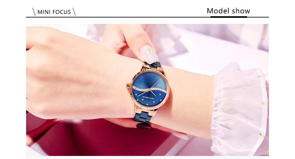 Мини-фокус Relogio Feminino женские часы лучший бренд класса люкс розовое золото женские часы-браслет для дам Наручные часы Montre Femme