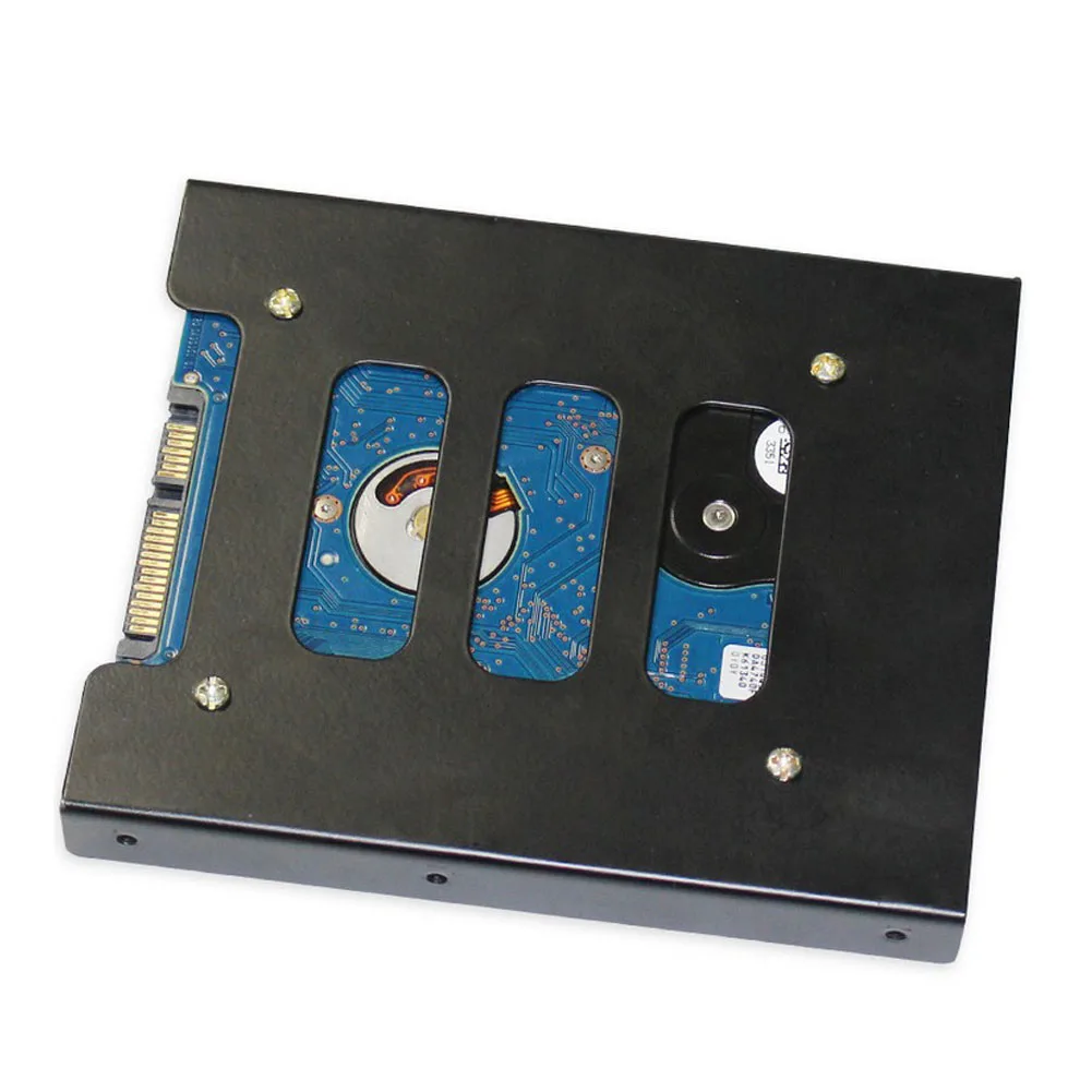 Металлический 2,5 дюймов до 3,5 дюймов кронштейн жесткого диска SSD твердотельный диск Caddy лоток