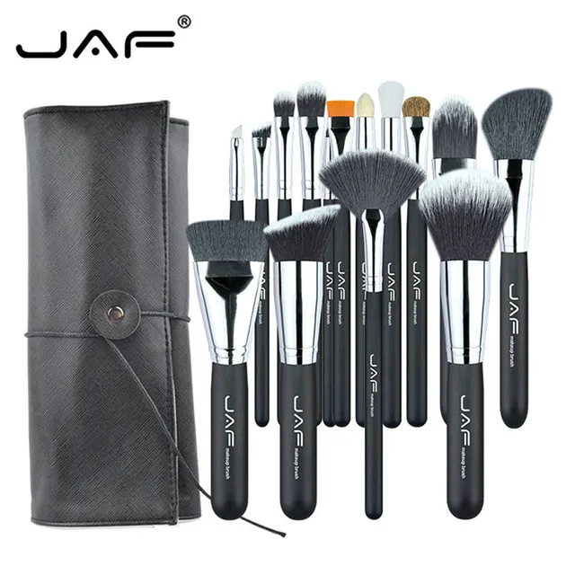 Best Offers JAF 15 PCS Professional Makeup Brushes Set Nice Gift Natural Soft Synthetic Hair Face Eye Lip Make Up Brush Set J1531YC-B Best Offers JAF 15 PCS Professional Makeup Brushes Set Nice Gift Natural Soft Synthetic Hair Face Eye Lip Make Up Brush Set J1531YC-B