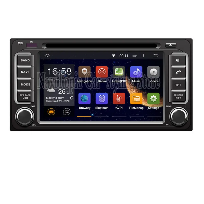Sale Ectwodvd Octa Core/Quad Core 4G/2G Android 9.0 Car Radio PC for Toyota VIOS for Toyota TUNDRA for Toyota HIGHLANDER 1