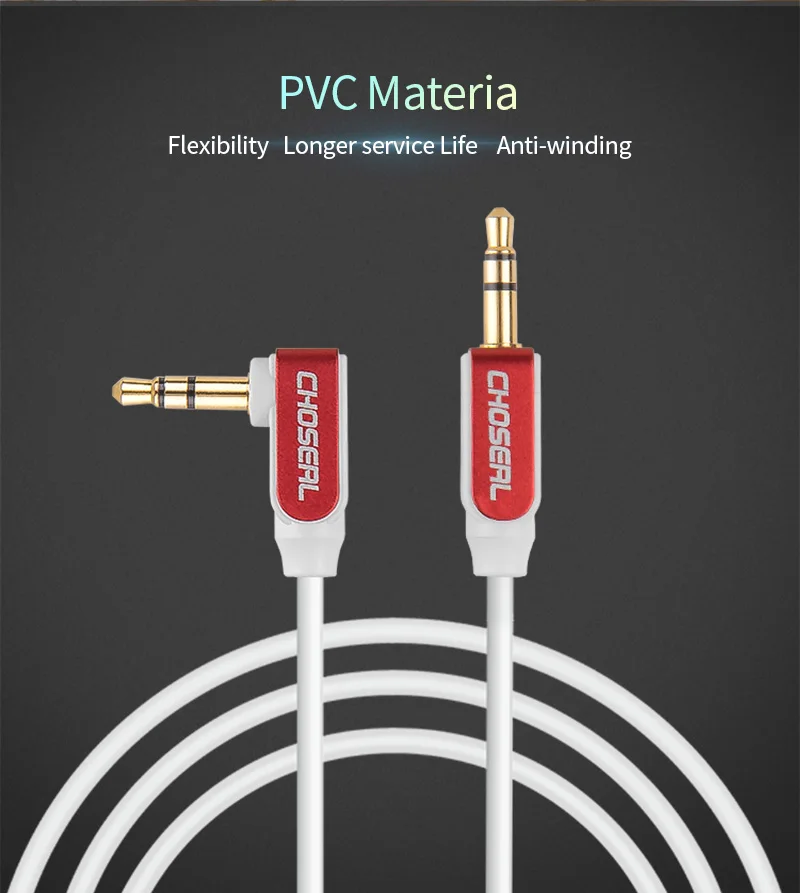  Audio Cable 3.5mm Speaker Line Aux Cable Wire for iPhone Car (7)