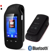 Спортивный Mp3 плеер с клипсой Bluetooth 4,0 8 ГБ Mp3 музыкальный плеер спортивный шагомер FM радио Запись слот для sd-карты 1,8 дюймов