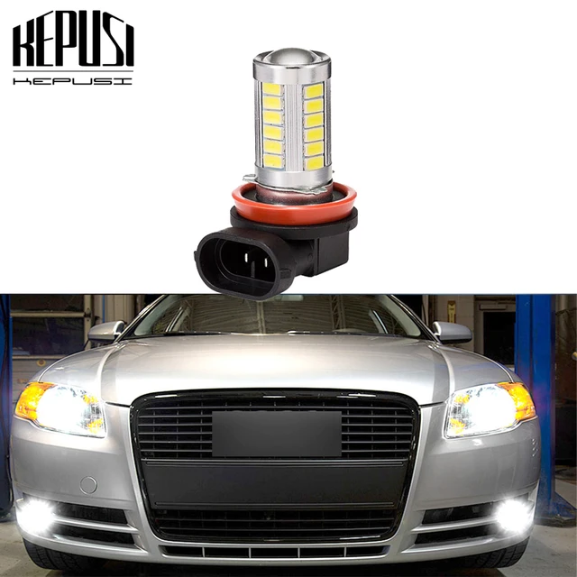 1PC H11 LED Fog lamp 5630 CANBUS 12V light For MK3 MK4 Lavida Sagitar Touarge Touran Passat B7 Magotan Jetta2 Golf Phaeton