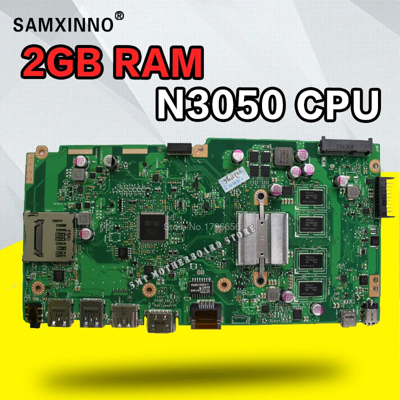 

X540SA Laptop motherboard for ASUS VivoBook X540SA X540S X540 F540S Test original mainboard 2G RAM N3050 CPU test 100% ok
