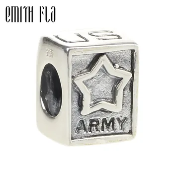 

Authentic 925 Sterling Silver Charm Beads DIY Fit For European Troll Bracelet & Necklace Vintage Jewelry