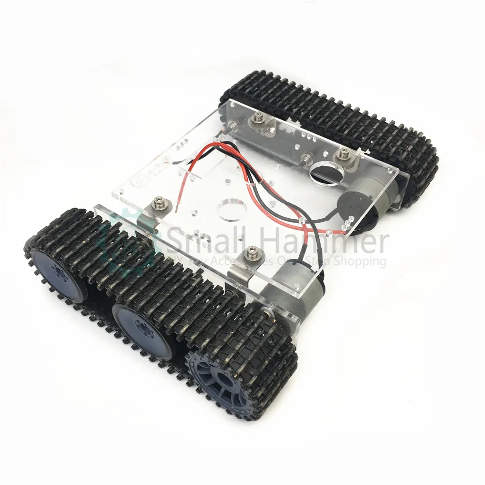 Акриловый Танк робот шасси DC9-12V гусеничный Автомобиль DIY arduino комплект