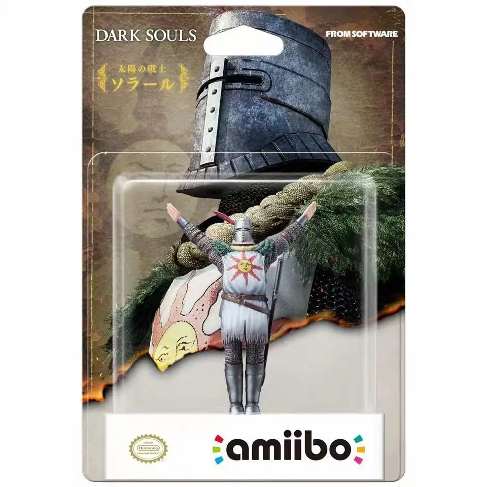 1 шт./лот Sun Warrior NFC карта и модель Amiibo Sloaire фигурка ПВХ Коллекция NFC карта монетница ДЛЯ NS Dark Souls